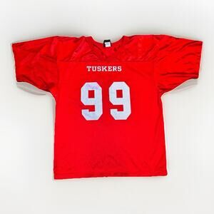 Vintage Youth WILSON TUSKERS FOOTBALL JERSEY-SIZE XL Made In USA